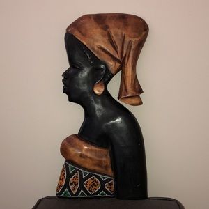Wooden Woman’s hand crafted silhouette